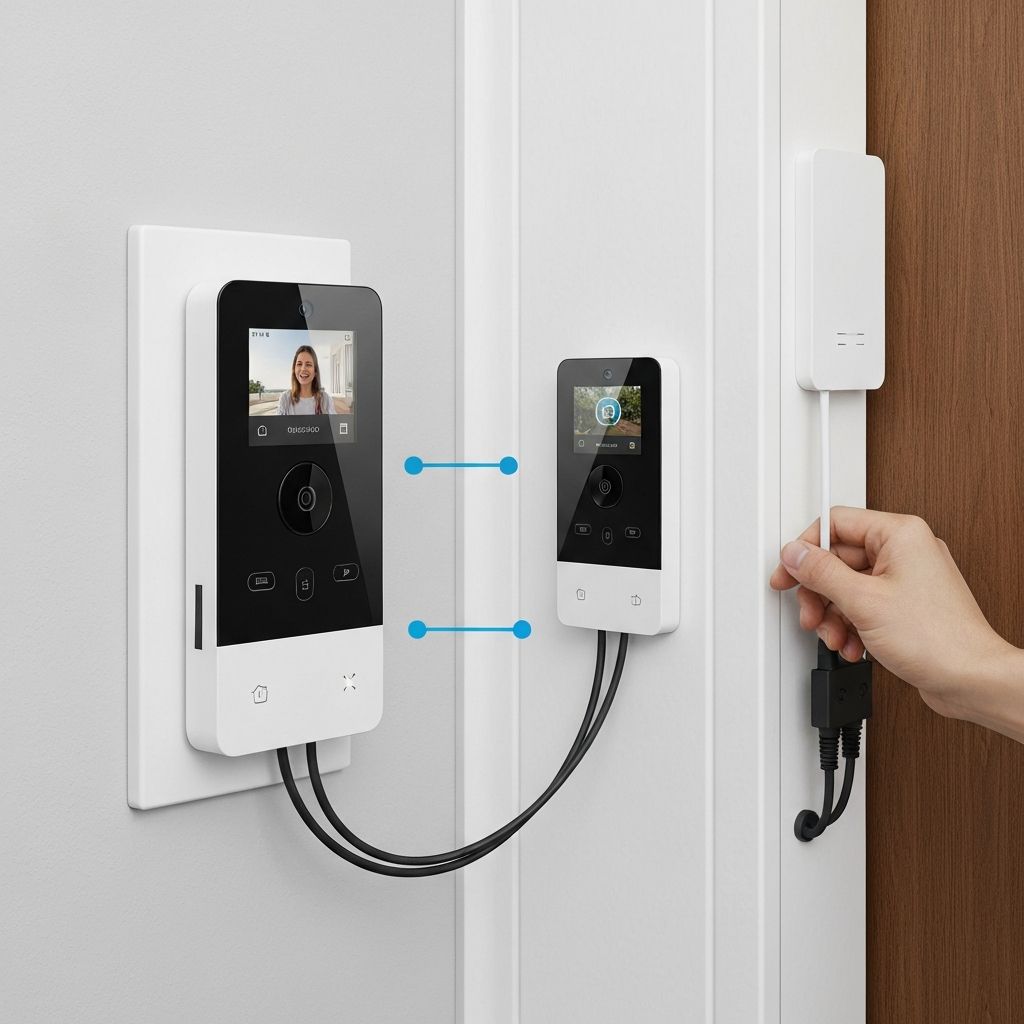 تركيب انتركم للأبواب