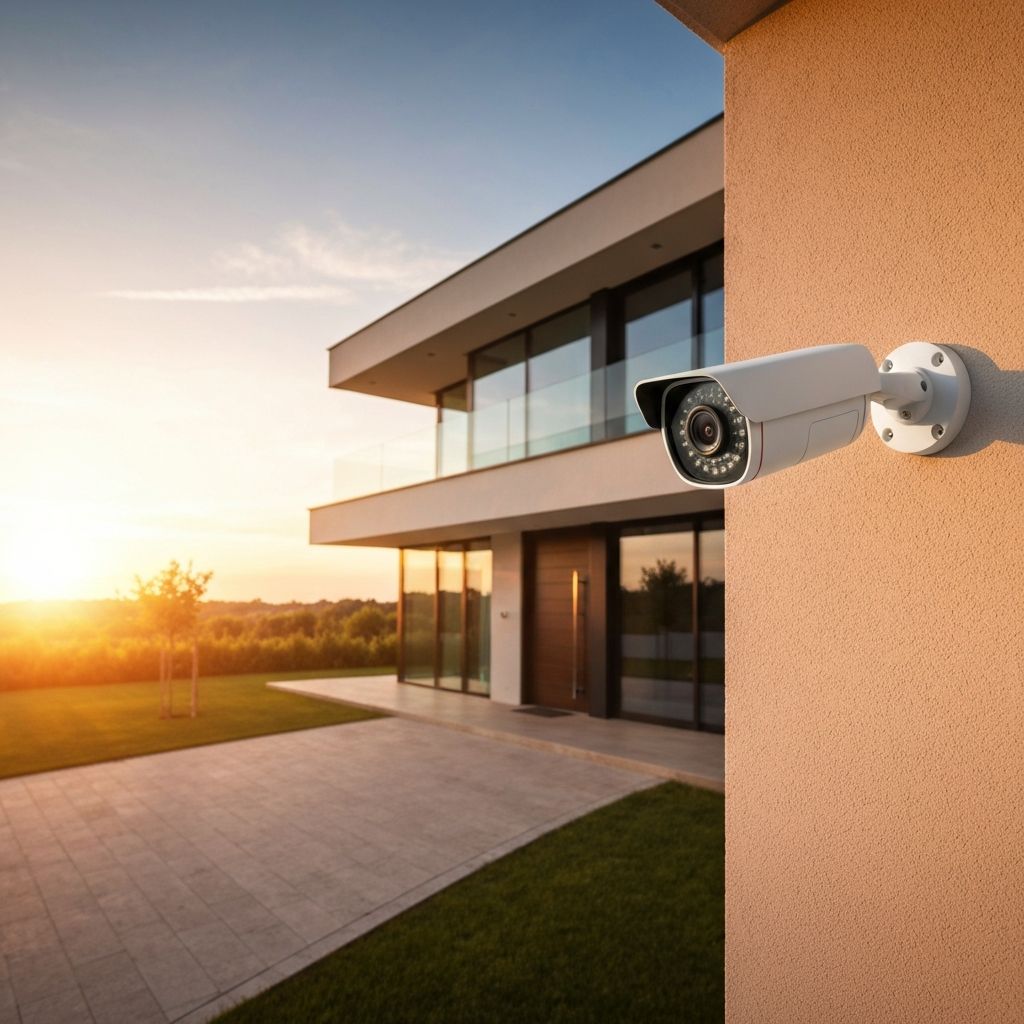 مشروع كاميرات مراقبة - فيلا سكنية